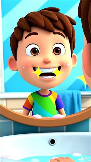 Brush Your Teeth Song 🪥 | Kids Healthy Habits Song | Nursery Rhymes 🎵 #nurseryrhymes #cartoonvideo