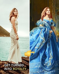 3.6M views · 23K reactions | "This is the PERFECT gift! I ordered this for my husband & he loved it!! His reaction when he opened the portrait was amazing. Easy choice for Christmas gifts" - Tracy M. ✅ Over 12,859 Happy Customers ✅ 2,453+ 5 ⭐ Reviews ✅ Made in the  USA ✅ 100% satisfaction guarantee ✅ Just upload a photo & we'll do the rest Get the greatest gift ever & turn anyone into royalty TODAY! ➡ www.turnmeroyal.com | Turn Me Royal | Facebook