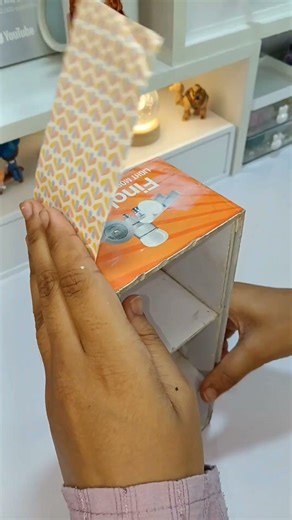 “Turned scrap into a useful storage box" 🦋🌷✨ | Best Out Of Waste Craft | #craft #wastematerialcraft