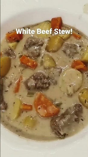 White Beef Stew!