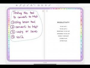 How to transform into text handwriting in GoodNotes app?