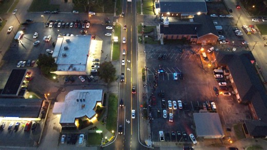 Here's a little drone footage we got of the Hardeman County Chamber of Commerce Chamber of Chills walkable Halloween event! Thanks to Lieutenant Sides for capturing this footage for us! | City of Bolivar TN Police Department
