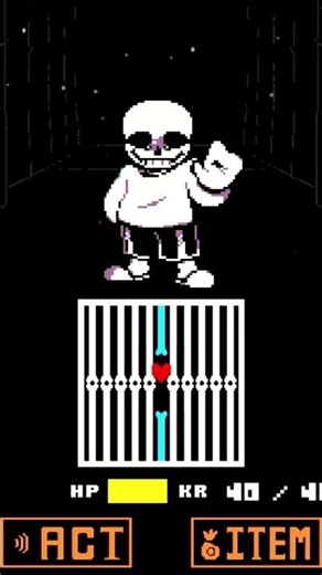 undertale promised. remake sans first attack no hit