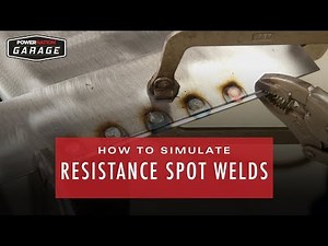 How To Simulate Resistance Spot Welds