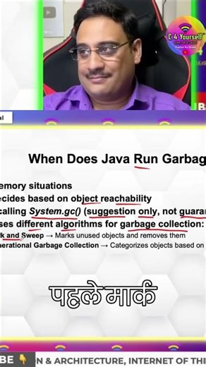 Java Garbage Collection: Learn in Seconds! (Mark, Sweep, & More) #shorts