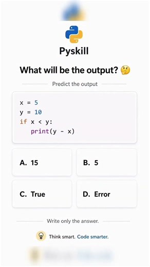 Python If Else Output Challenge 😎🔥 | Can You Solve This Easy Trick? #shorts