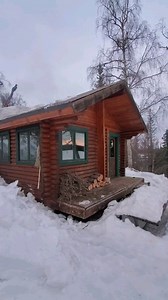 29K views · 3K reactions | Off-grid rental cabin out in the sticks of Alaska... access by snowmachine only. #cabin #cabinlife #offgridliving #offgrid #alaska #anowmobiling #woodstove #simplelife | Truck House Life | Facebook