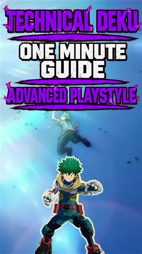 1 Min Char Guide Tech Ofa Deku Part 2 #mhur #myheroultrarumble #guide #deku #mha