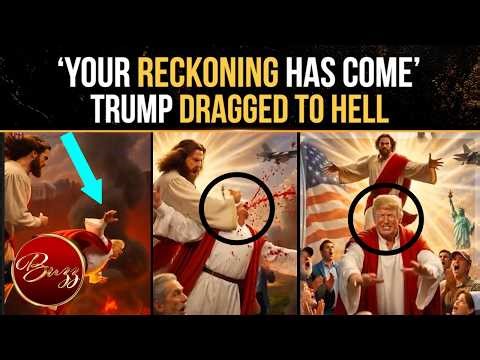 Trump ‘DRAGGED TO HELL’ In Viral Iran Video As Pope Feud Explodes Over AI Jesus Post | WATCH