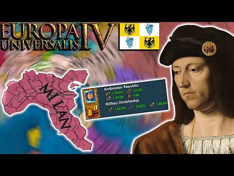 You Can Get These OVERPOWERED GOVERNMENTS ONLY As MILAN - EU4 1.33 Milan Guide