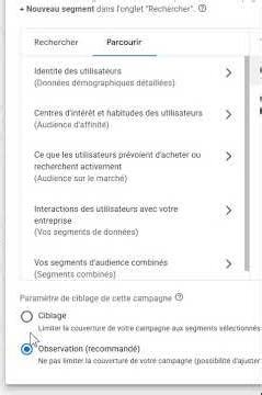 Les audiences sur Adwords / Google Ads