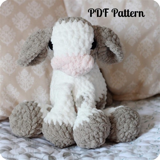 Callie the Cow | Crochet Cow Plushie Pattern - Etsy