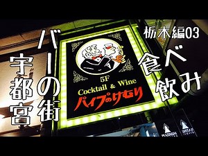 Utsunomiya 36 years old spring solo trip. Utsunomiya, the bar town