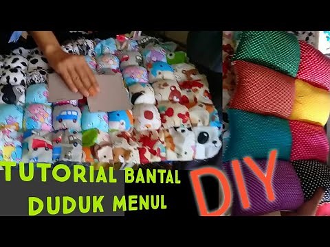 CARA MEMBUAT BANTAL MENUL / BANTAL DUDUK