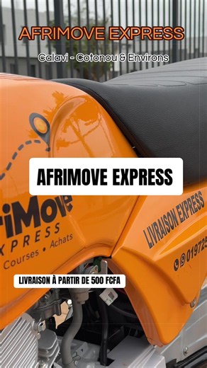 Besoin d’une livraison ? AfriMove Express s’en charge . 📦 Colis • 🛒 Courses • 🛍️ Achats 📍 Calavi • Cotonou • Environs Livraison à partir de 500 FCFA 📞 0197259103 — Appel & WhatsApp #AfriMoveExpress #livraisoncotonou #livraisoncalavi