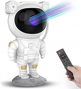 Astronaut Light Projector - Astronaut Star Galaxy Projector, Starry Night Light Projector with Timer - Astronaut Galaxy Projector Night Light (Remote Control)