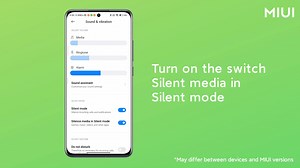 8.1K views · 194 reactions | 【MIUI Class】Want a complete quiet state without both notifications and multimedia sounds? It is worth trying the "Silence media in Silent mode" feature. Here's how.  #MIUI #Xiaomi #Silencemediainsilentmode | Xiaomi HyperOS | Facebook