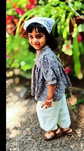 DIY Hair Scarf Styling 💫 | Simple & Cute Look for Kids 👧✨#shortfeed