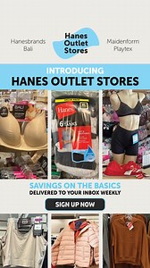 🚨Don’t miss out!🚨 ✅ Sign up for exclusive updates ✅ Shop in-store at Hanes Outlet ✅ Save big on underwear, loungewear & more! 👉Find a store near you here: https://shopgenius.com/deal/hanes-outlet-stores/ | Shop Genius