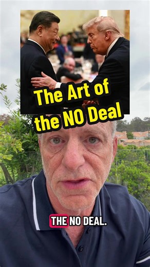 The Art of the NO Deal. #china #trump #xi #loser