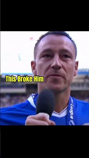 John Terry’s Last Chelsea Moment 💔