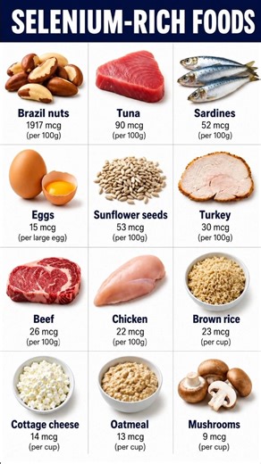 Eat These Selenium Foods for a Healthier Body 😳