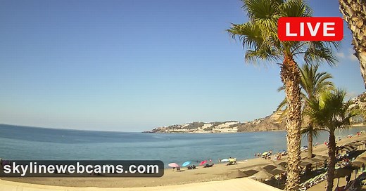 Live Cam Playa de San Cristobal - Almuñecar | SkylineWebcams