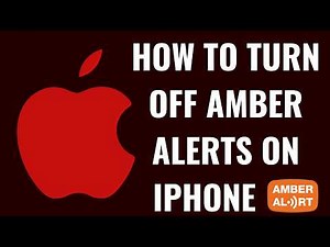 How to Turn Off Amber Alerts on iPhone