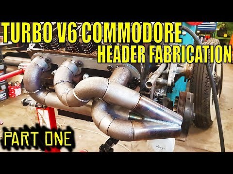 BBG CUSTOM TURBO MANIFOLD FABRICATION - VR V6 TURBO COMMODORE UTE - PT 1