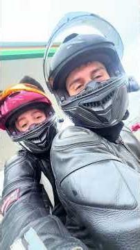 Riding on the back of his bike #motorcycle #automobile