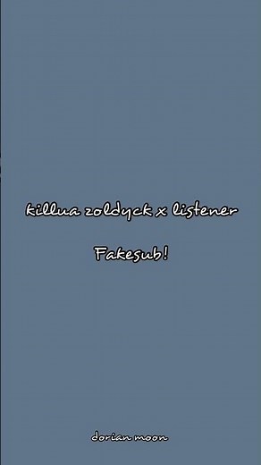 killua x listener | boyfriend asmr #listener #hunterxhunter #killua