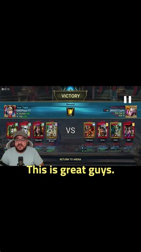 How I Beat The #1 Live Arena Player in Raid Shadow Legends!