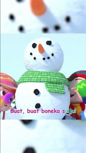 Winter Song Playing in the Snow! ❄️⛄ #winter #snow #childrenssong