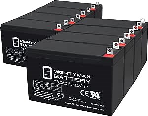 Mighty Max Battery 12V 9AH SLA Replacement Battery for XP10000E Generac Electric Portable Generator - 8 Pack