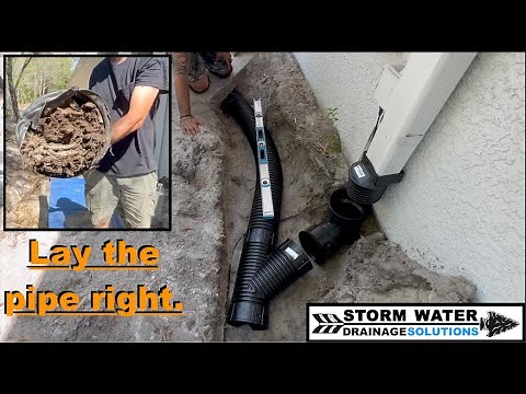 Underground Storm Water Drainage System Solves Flooding