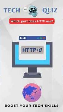 Which Port Does HTTP Use? | Port 80 Explained #TechQuiz #Networking #HTTP #TechTips