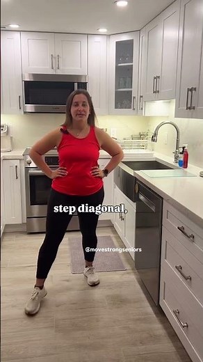 If you could step in every direction without looking down, you’re fall proofing yourself 🌟👣 Try