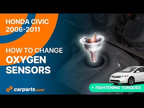 How to replace the Oxygen sensors 2006 - 2011 Honda Civic ⚡