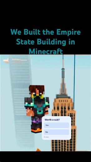 Empire State Building in Minecraft 🤯