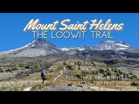 Loowit Trail Backpacking | Mount St. Helens Silent POV Hiking Film