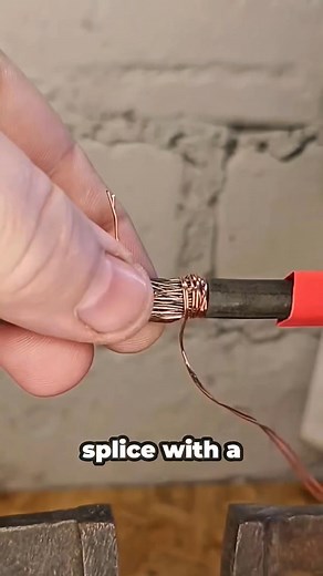 Electrical Hack: Strong, Wrapped Splice with Heat Shrink #electrical #fblifestyle | Reels ideas