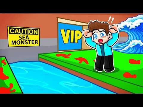 WHATS INSIDE ESCAPE THE TSUNAMI FOR BRAINROT WATER IN ROBLOX !!