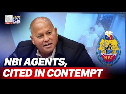 CITED IN CONTEMPT na ang NBI AGENTS na nang harass kay Sen. Bato sa Senado