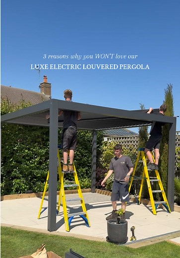 Luxe Electric Louvered Pergola: Enjoy Outdoor Living Year-Round