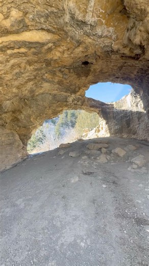 Hike up to the Wind Caves near Logan, Utah