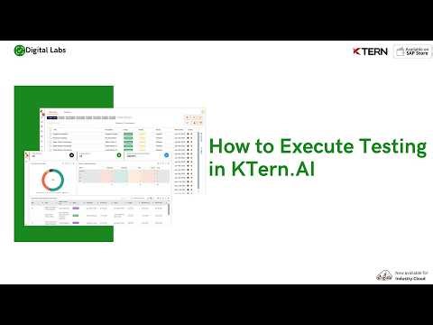 How to Execute Testing in KTern.AI
