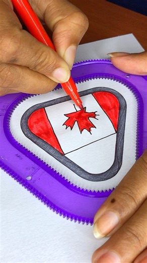 Guess the Final Design! Spirograph Challenge 🇨🇦 #satisfying #shorts