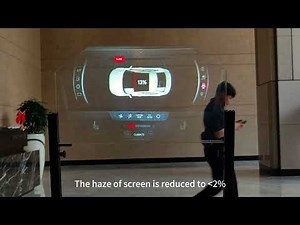 "NanoAR Transparent Screen Achieves 10,000 Nits Brightness with 100 Lumens Projector"