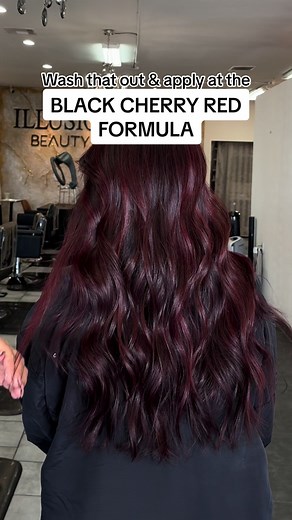 Black Cherry Red Hair Formula