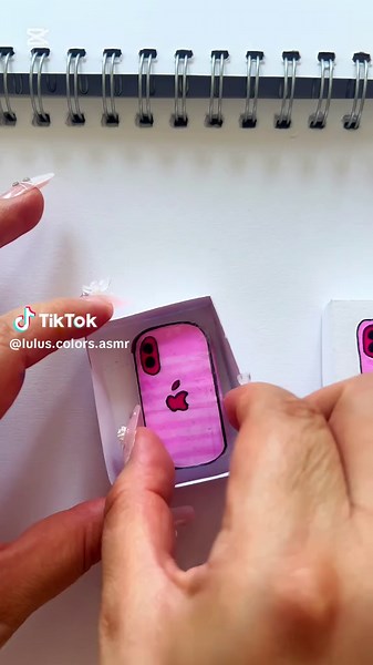 Mini paper squishy iphone16 and cute phone case #papersquishy #minithings #kawaii #cute #diypaper #clayasmr